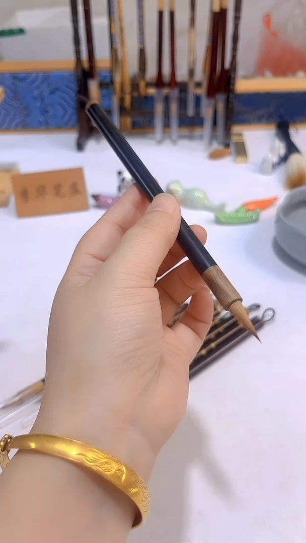 知梦 黄狼北尾寸楷毛笔1支