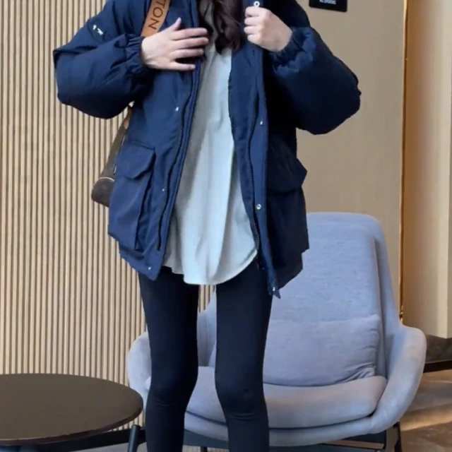 保暖加厚宽松羽绒服派克服外套JYFSMX23121 510708