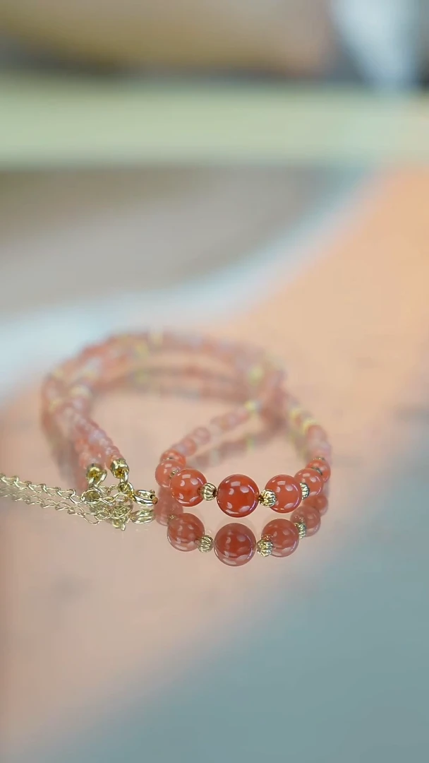 项链未镶嵌南红玛瑙南红项链 多样性发一