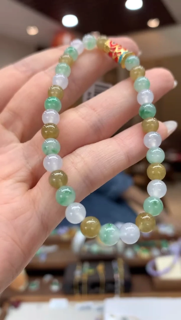 未镶嵌手串翡翠手串