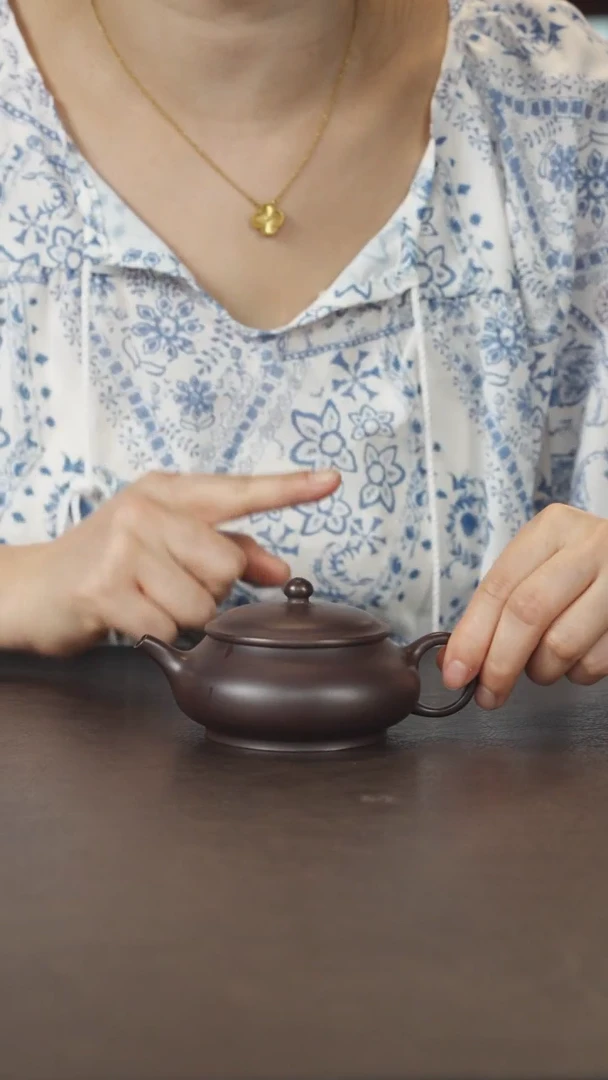 茶壶紫砂范敬荣老紫泥明炉