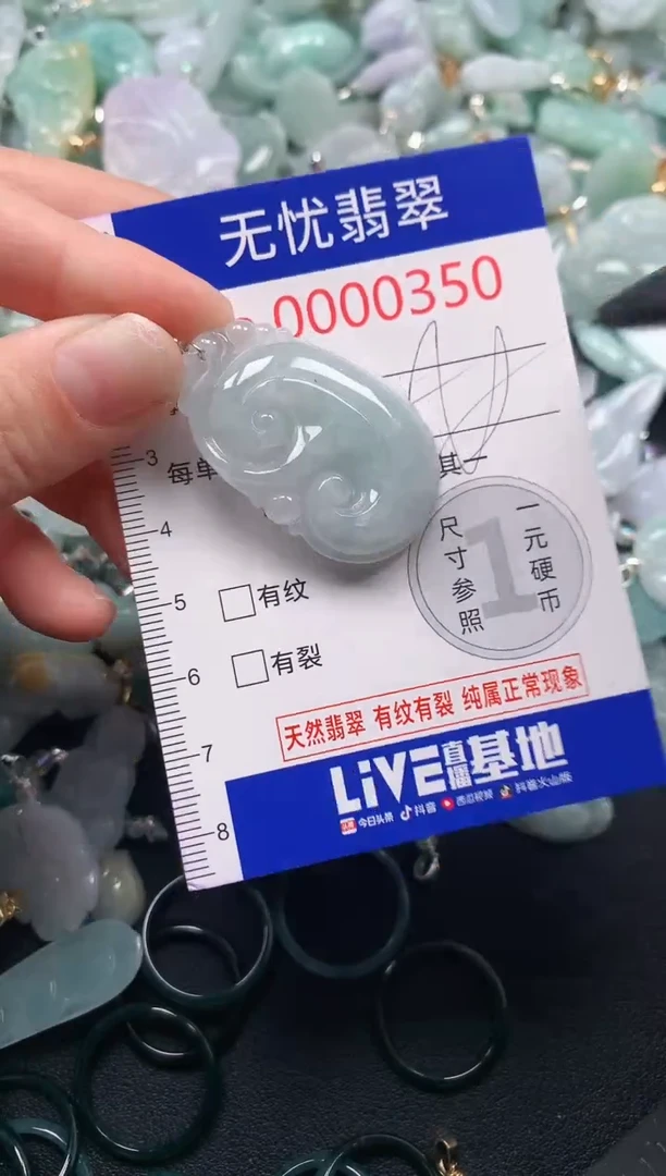 吊坠(不含链)未镶嵌翡翠3501