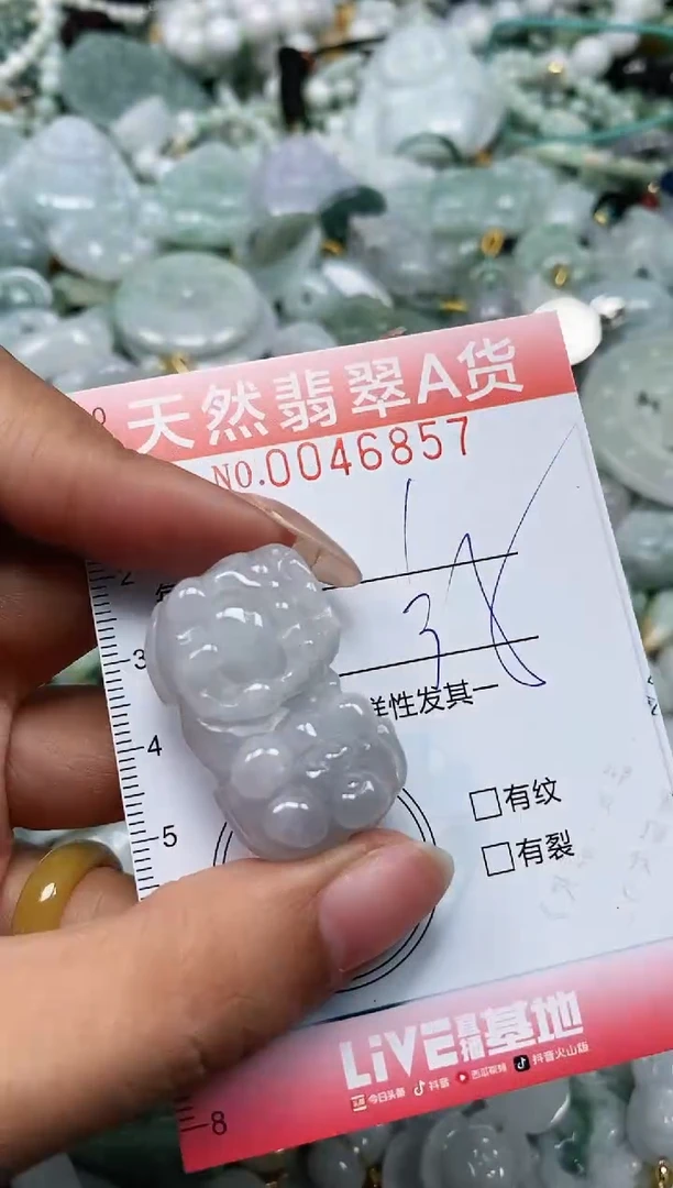 翡翠未镶嵌颈饰闪购0046857