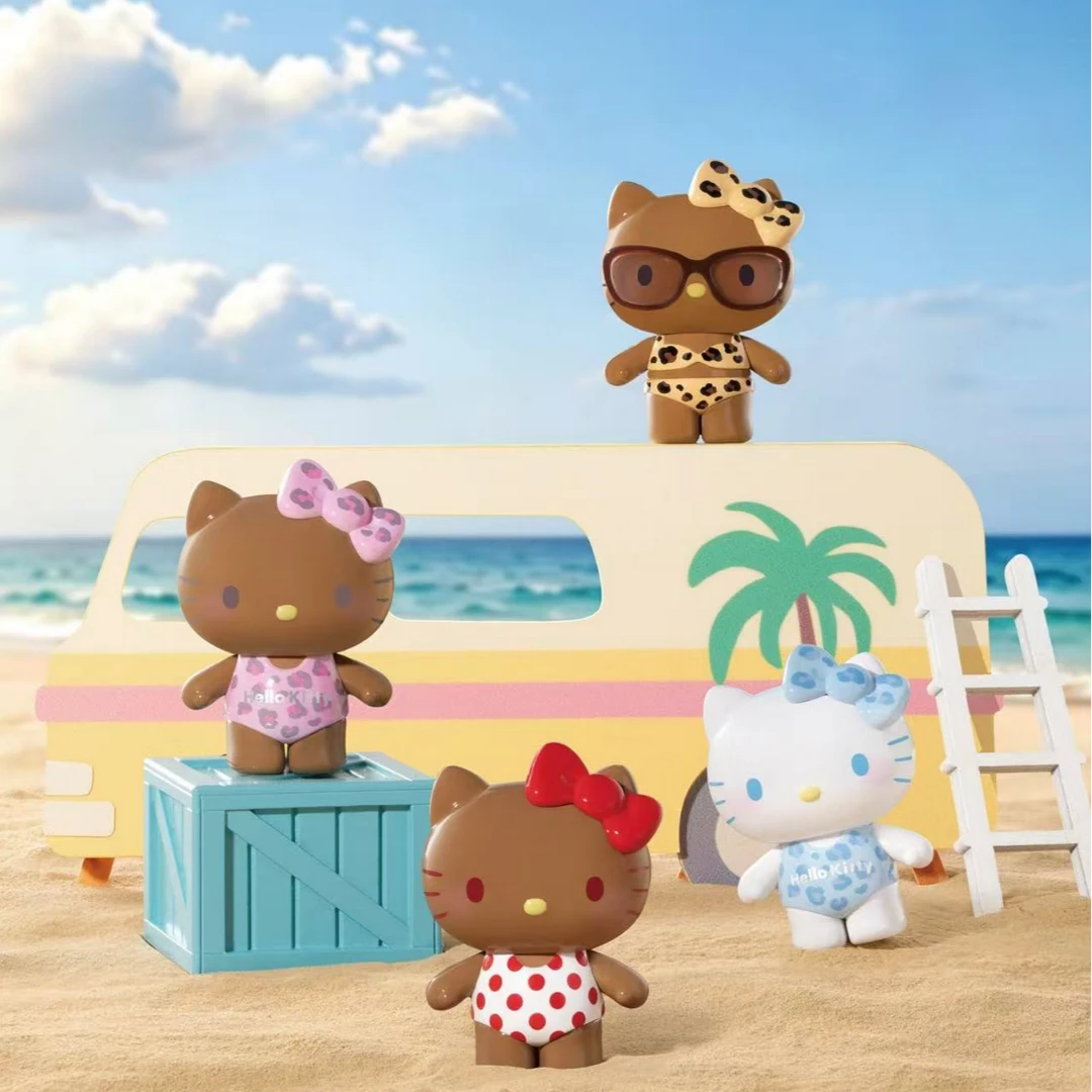 【雯雯拆盒】Hello Kitty 泳衣派对系列盲袋萌粒可爱潮玩盲盒手机