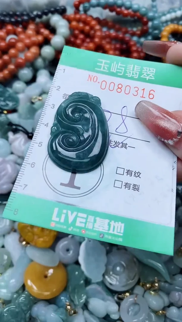 【闪购商品】翡翠颈饰未镶嵌闪购0080316多样性发其一