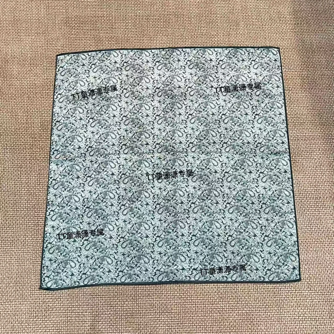 （薄荷腰果）国风双面65*65左右方巾