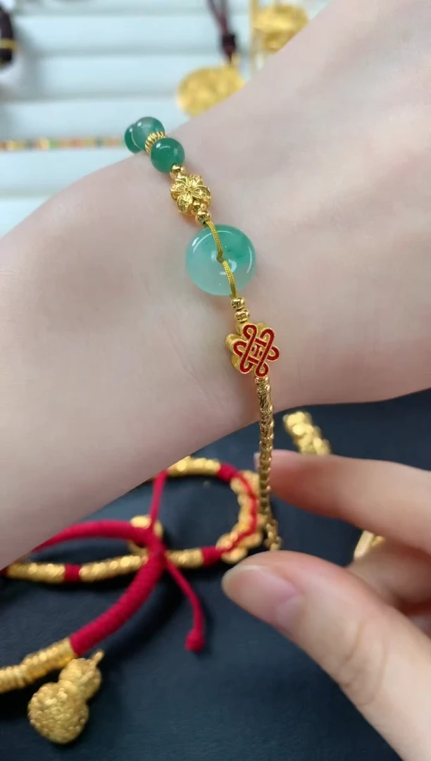 定制足金手链D39|6980