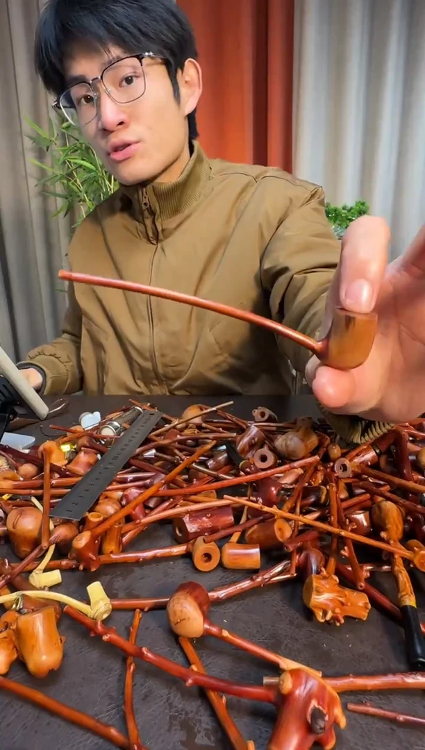 一物一图檬子木手工香烟嘴