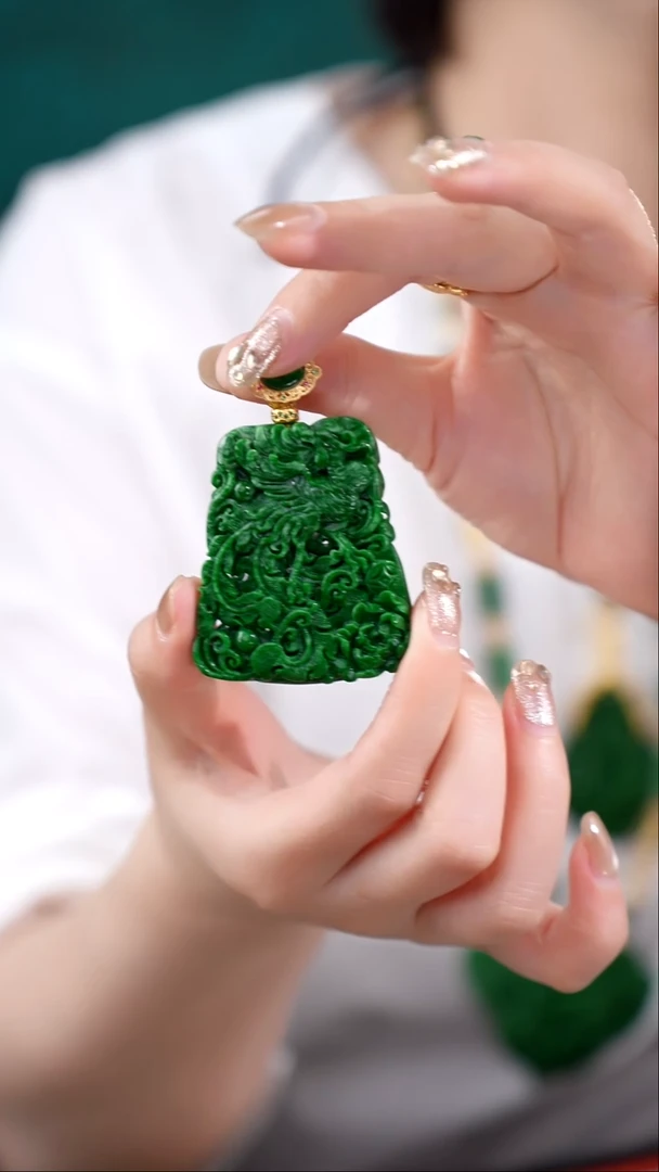 颈饰未镶嵌翡翠翡翠吊坠