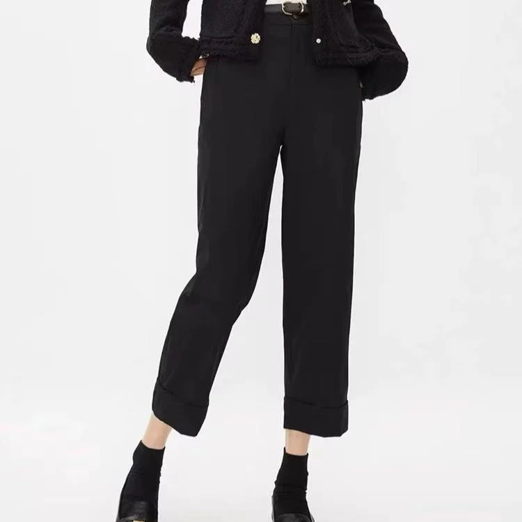 【梭织】女春夏季新品九分直筒裤711#