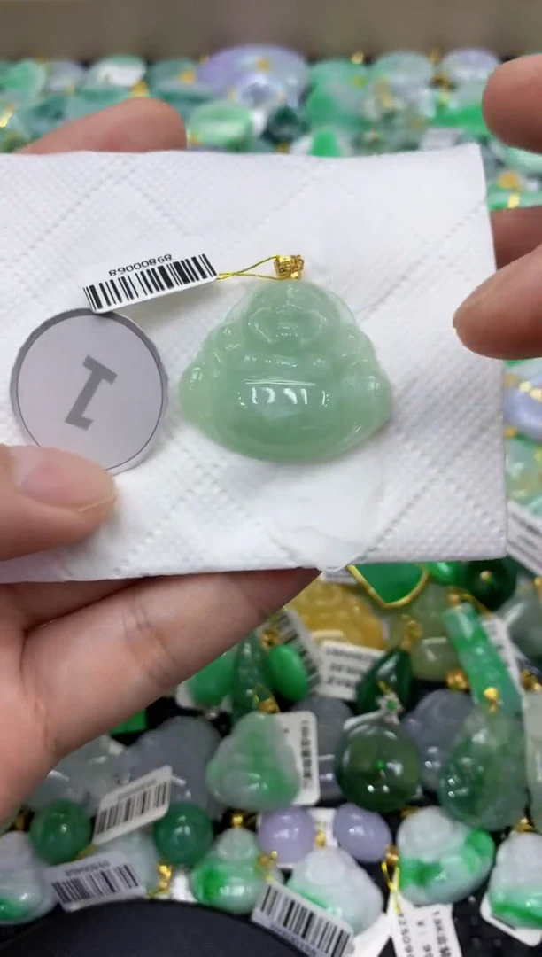 颈饰未镶嵌翡翠天然缅甸翡翠A货