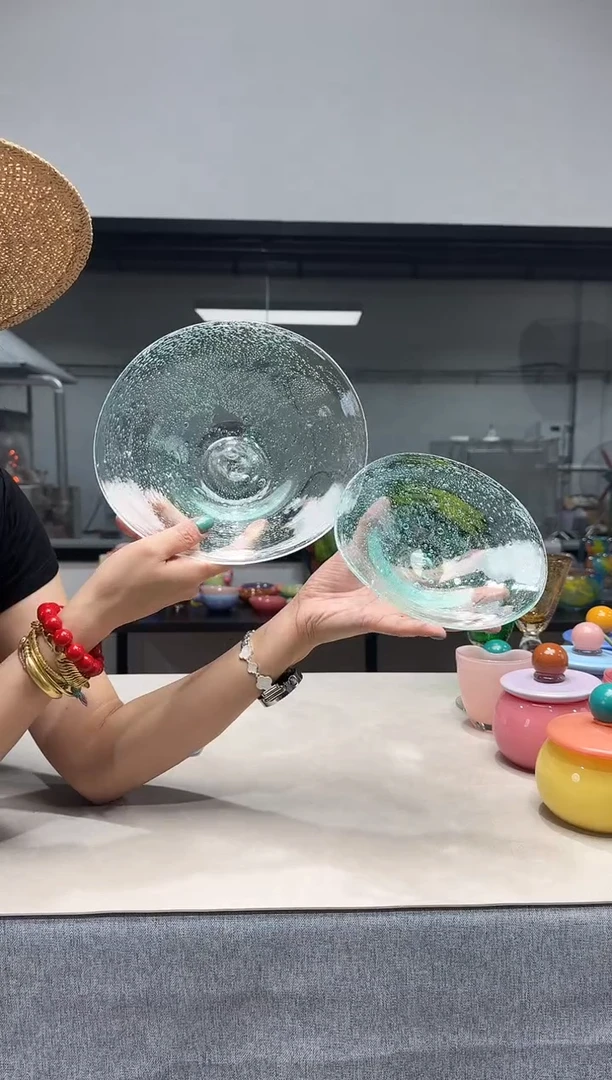G慕忆家手作琉璃高口一对