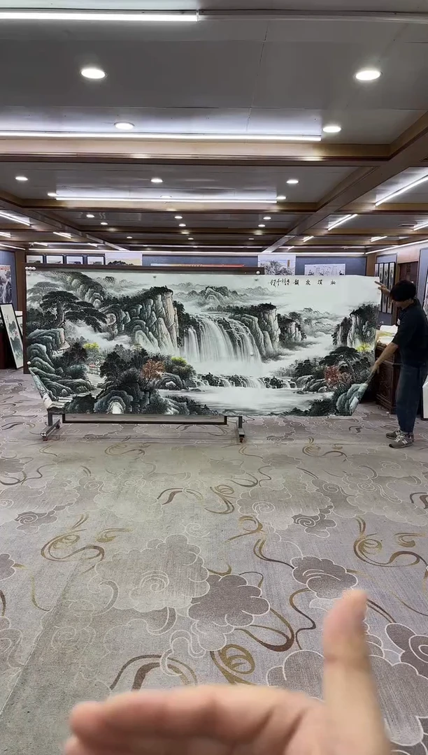 绘画绘画Y-邵明义-大丈二-山水画