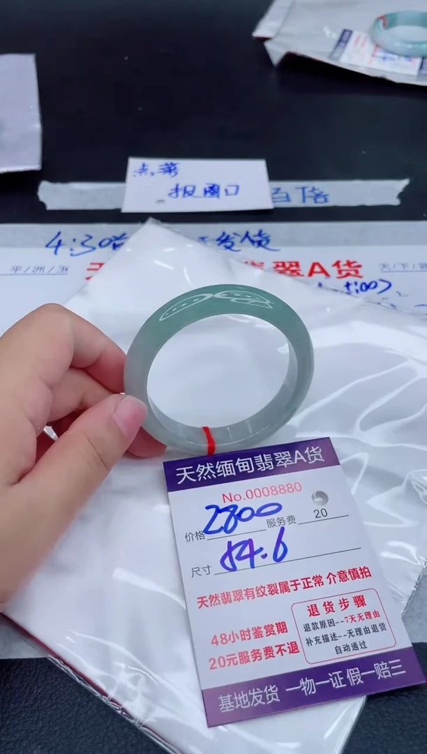 未镶嵌手镯翡翠2800.00