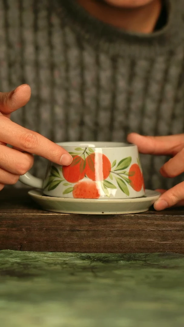 瓷器青诗集手工手绘瓷器