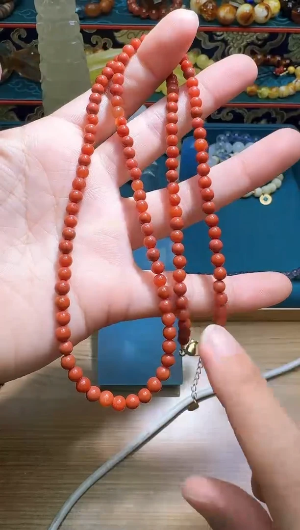 颈饰未镶嵌南红玛瑙多样性发一件 005