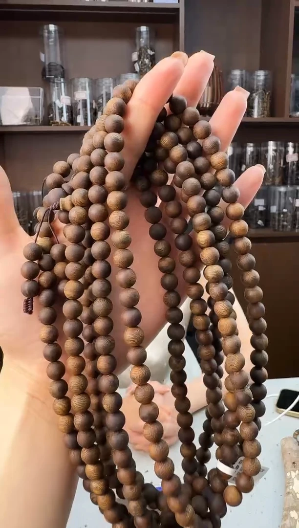 手串沉香0836红骨凹身沉浮圆珠多圈多样性发一