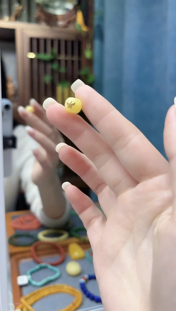 裸石蜜蜡未镶嵌蜜蜡桶珠配饰GW