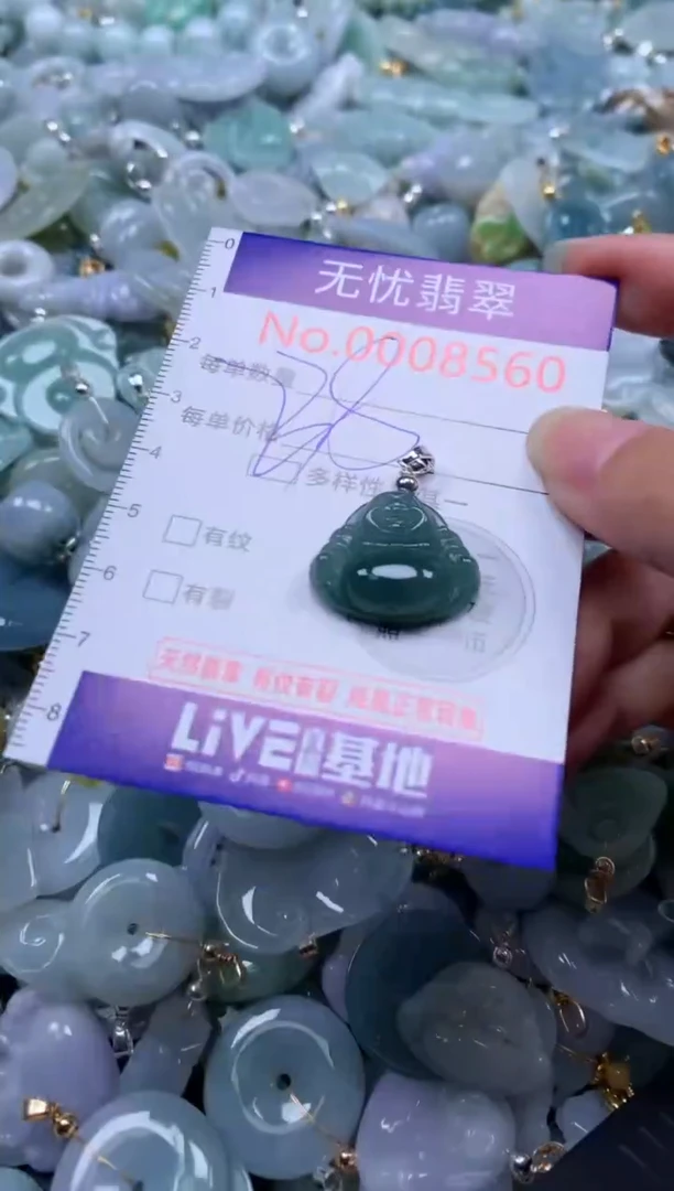 翡翠未镶嵌吊坠(不含链)8560