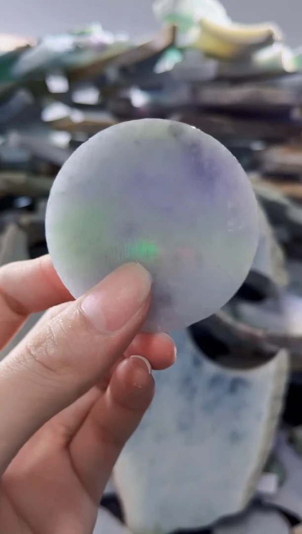 裸石翡翠缅甸翡翠A货陈3189