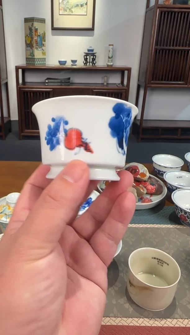 杯子陶景德镇手工手绘陶瓷