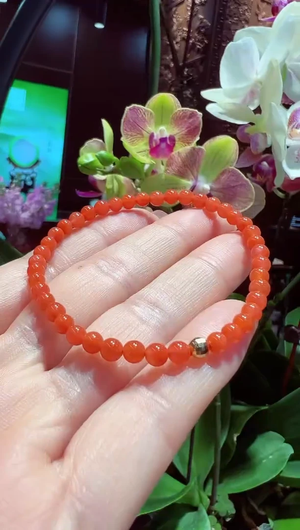 【闪购商品】南红玛瑙手串未镶嵌南红手串