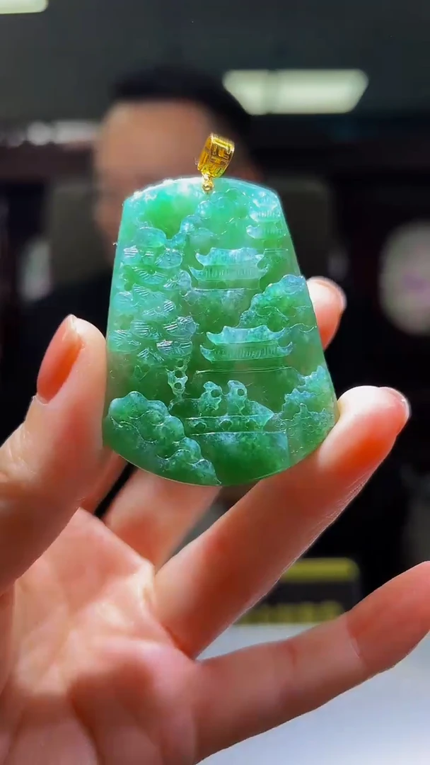 未镶嵌定制翡翠08/1231/YYY/山水