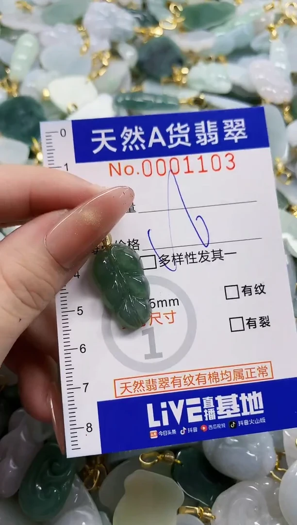 颈饰未镶嵌翡翠天然A货翡翠