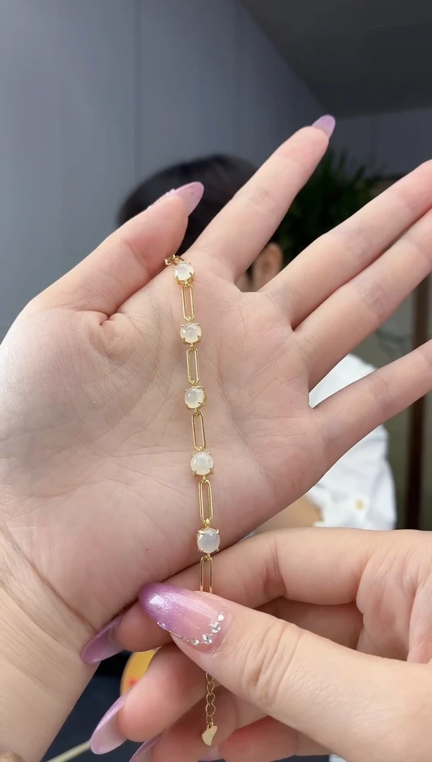 银S925镶嵌手链翡翠111111111111