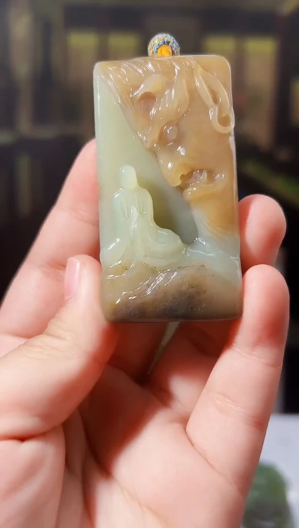 定制和田玉匠人臻玉馆天然和田玉