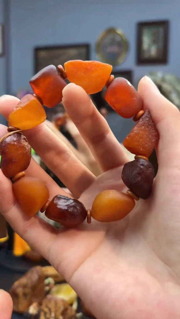 手串琥珀未镶嵌手串