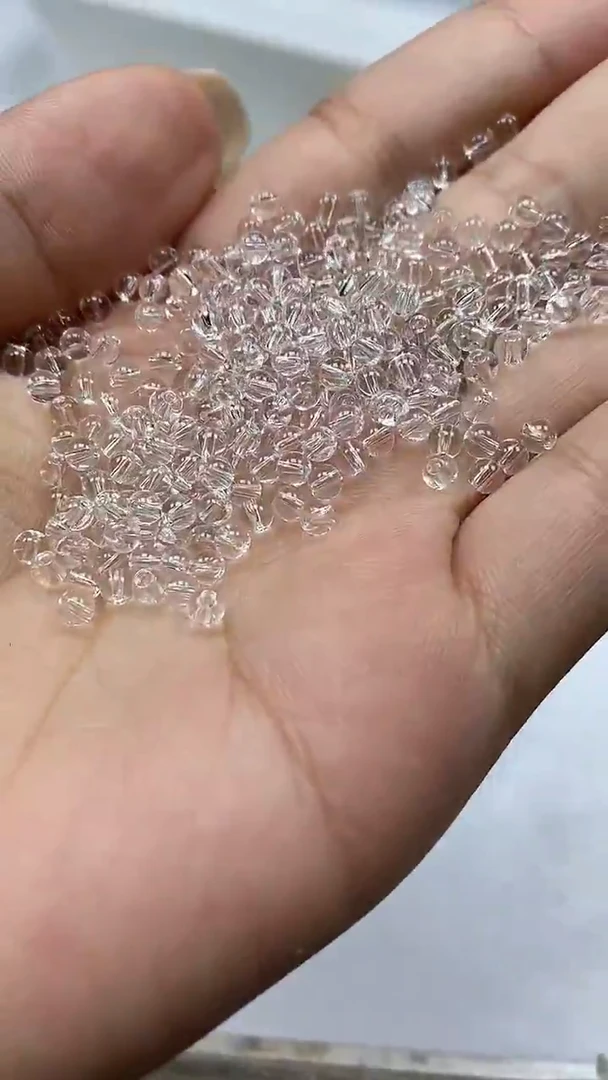 未镶嵌颈饰水晶M659白水晶3mm100个9.9元