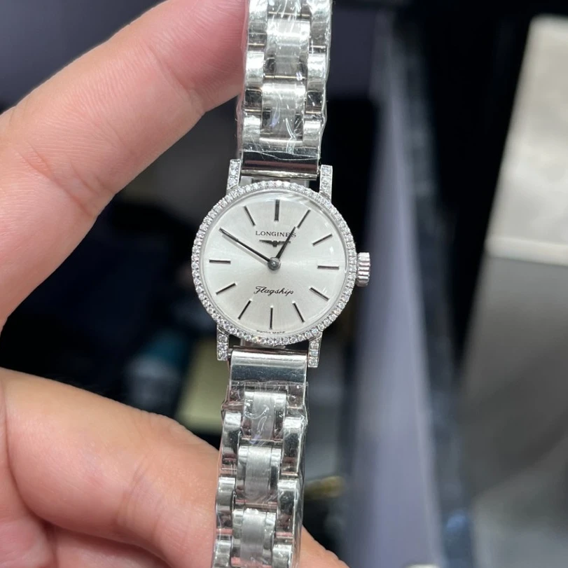 95新 Longines/浪琴 手动机械后钻20mm/公价32999/w10872