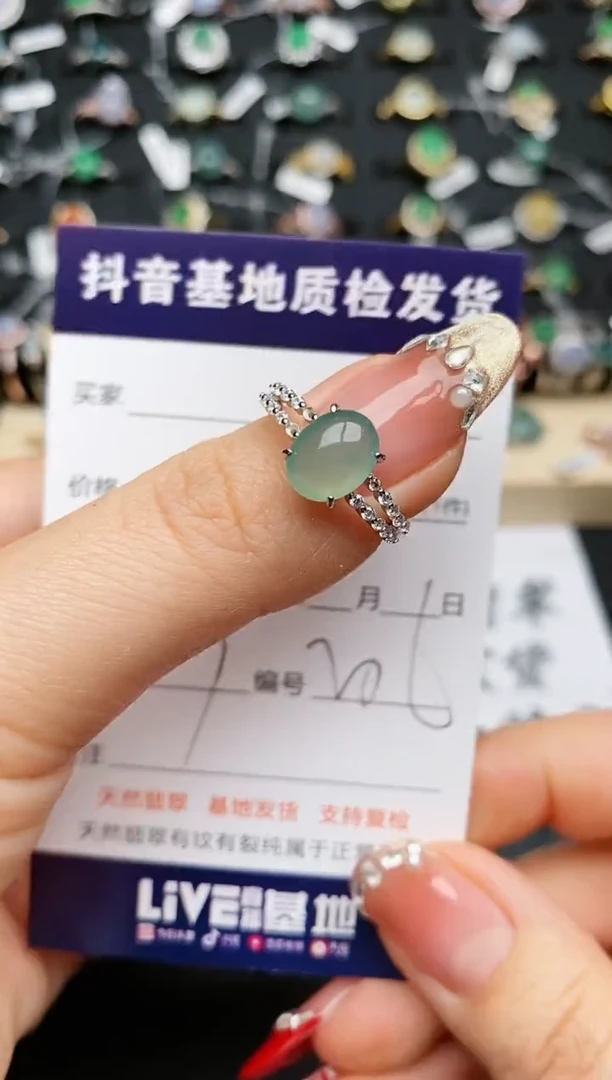 【闪购商品】翡翠戒指银S925镶嵌............
