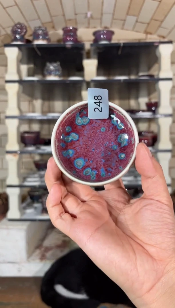 杯精品窑变钧瓷茶器