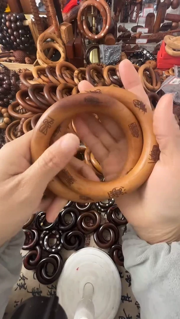 枣木乾坤圈老桃木80圈口一物一拍