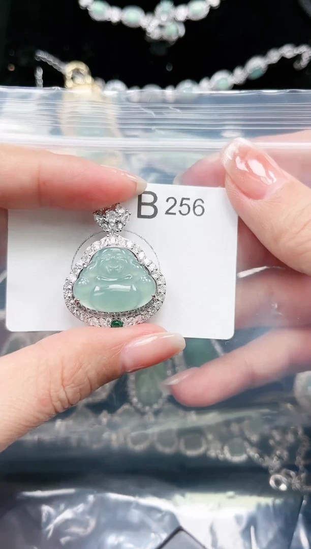 【闪购商品】翡翠颈饰未镶嵌赠皮绳256