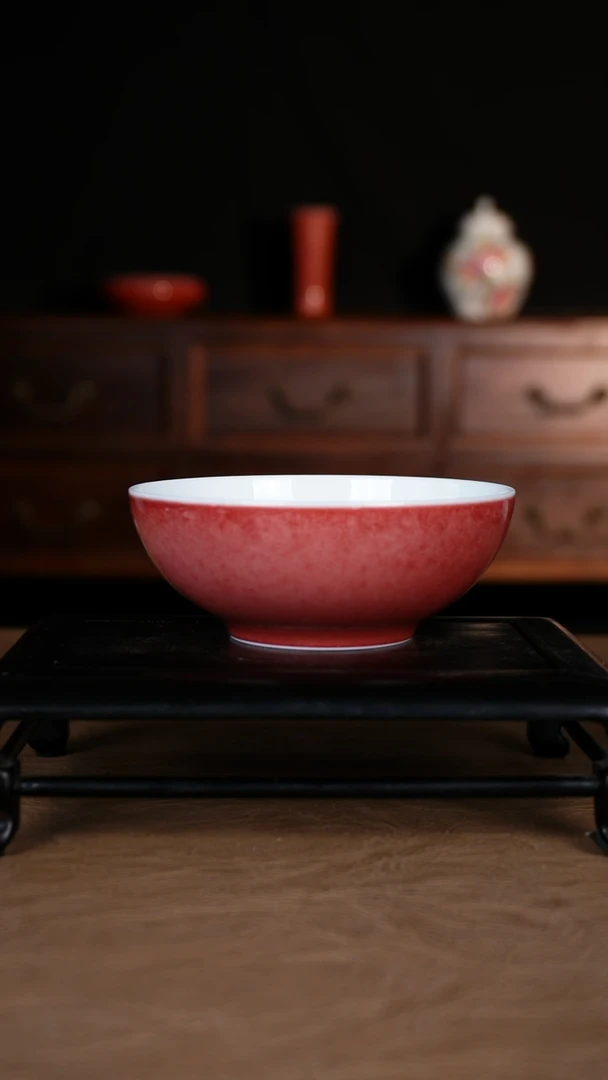 杯子景德镇纯手工陶瓷豇豆红