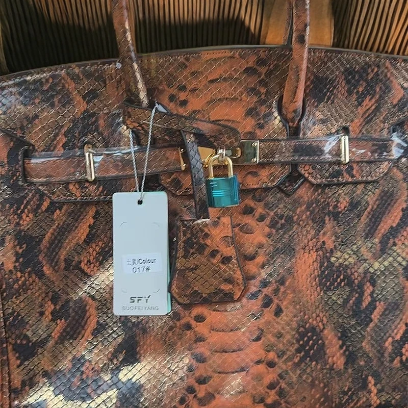 定制单肩包金色时尚百搭手提包土黄 涛-017#