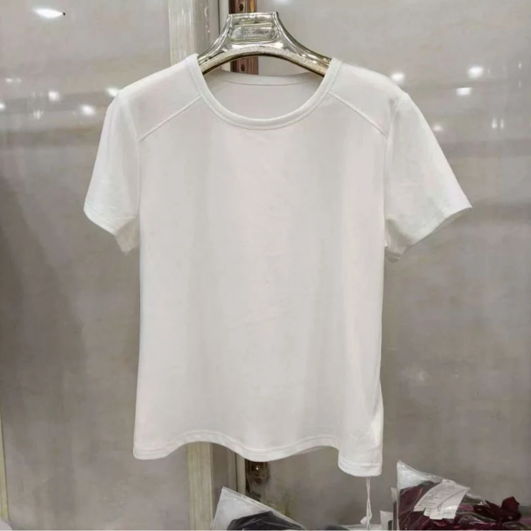 【姚姐定制】25839夏季新款正肩圆领短袖T恤显瘦百搭