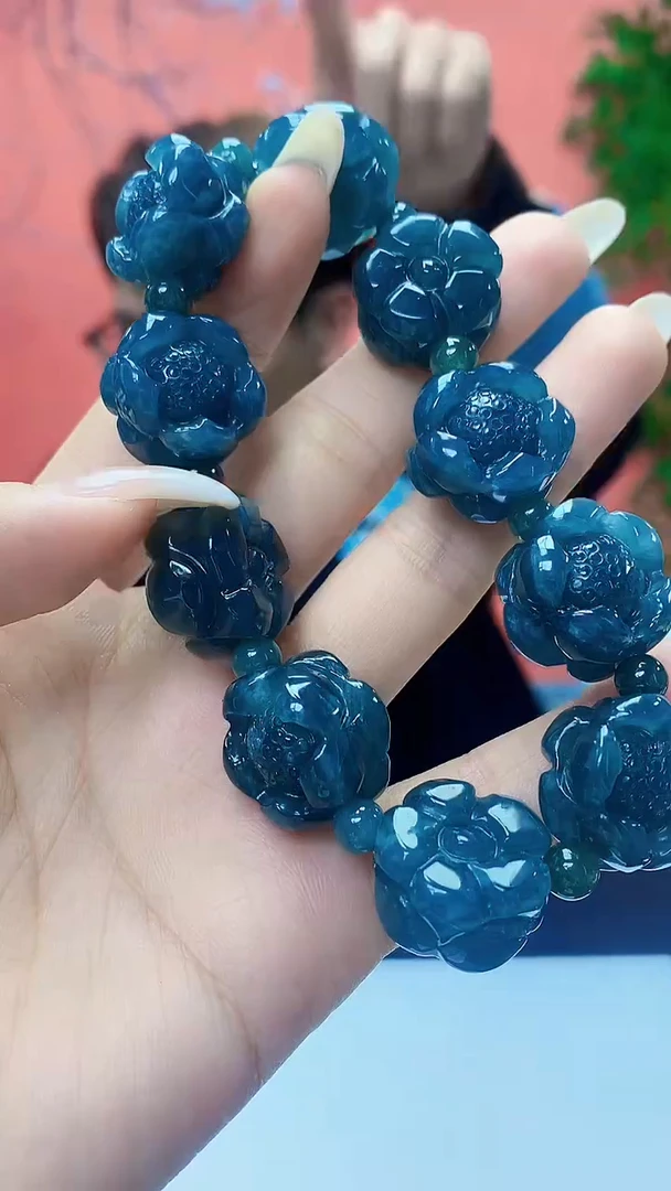 未镶嵌定制翡翠5159ty-毛货手串15