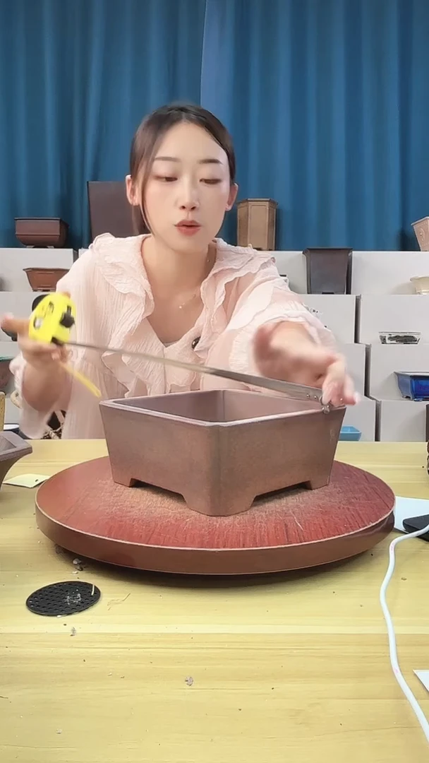 紫砂花盆花盆浅草紫砂花盆