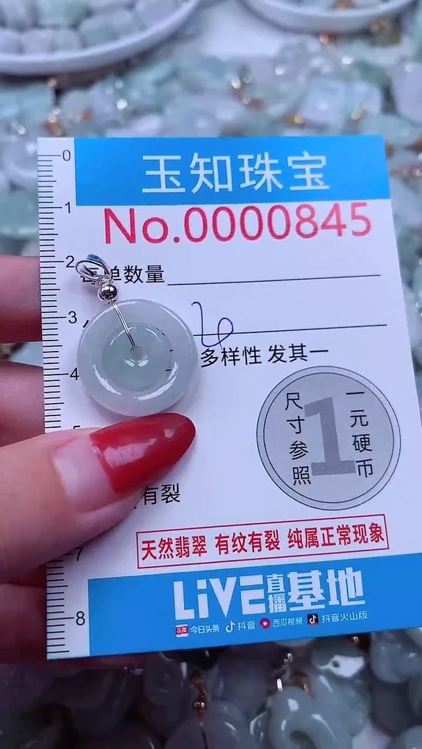 吊坠(不含链)未镶嵌翡翠845