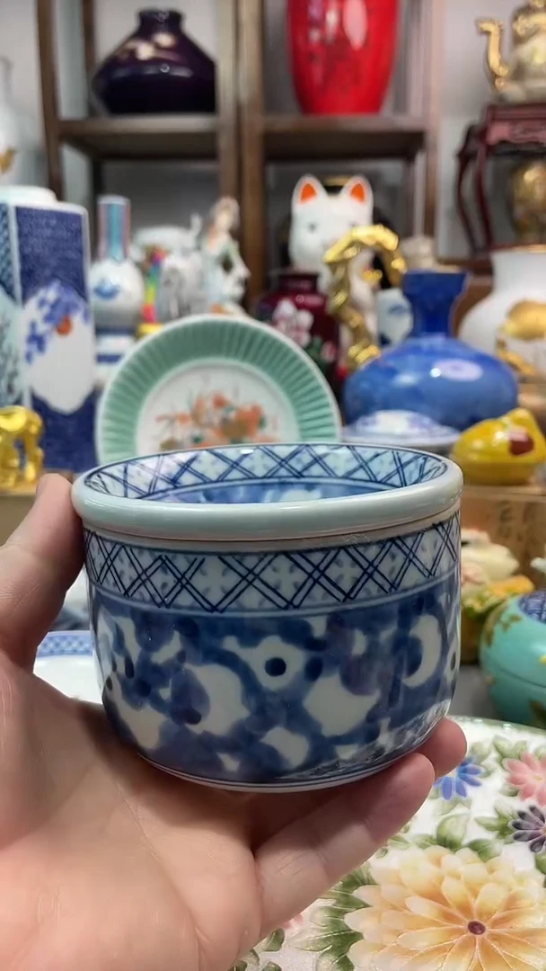 瓷片其泉青花建水