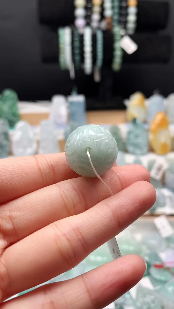 吊坠(不含链)未镶嵌翡翠19龙珠