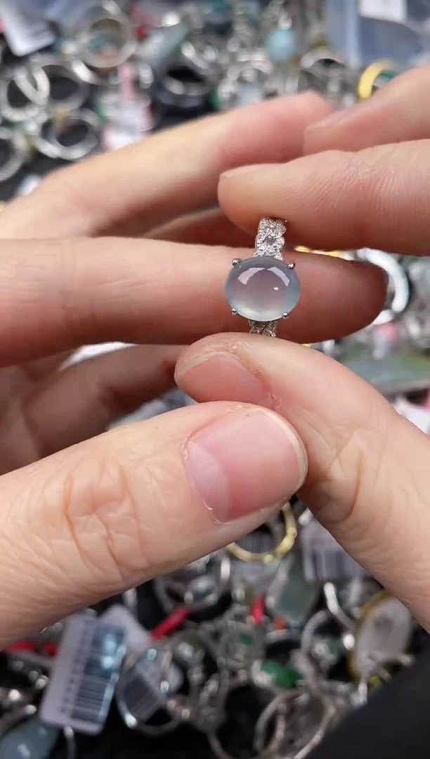 银S925镶嵌戒指翡翠11                3