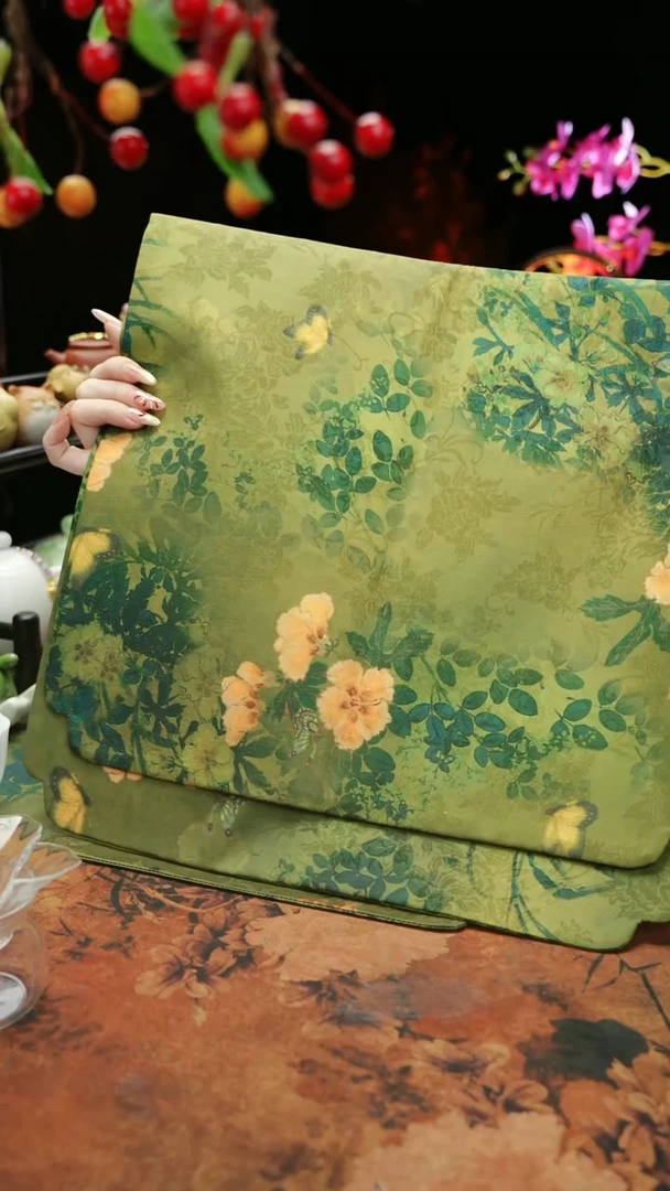 【闪购商品】68*36春颜缎面防水茶席