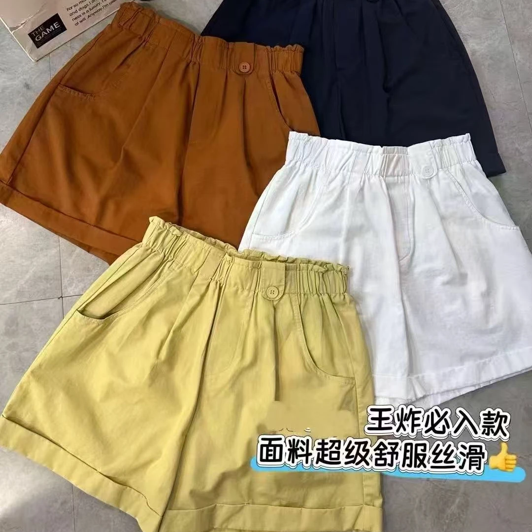 （香香福利8816）花苞短裤夏季显瘦韩系水洗棉好穿的短裤