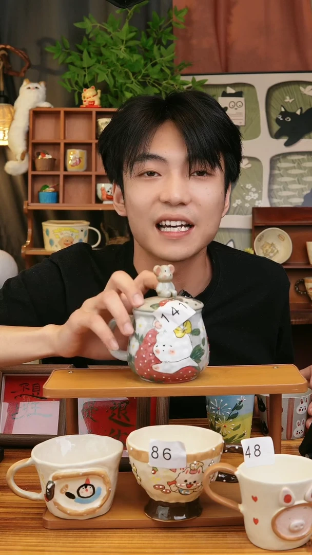 摆件景德镇文创卡哇伊日式系列陶瓷  141