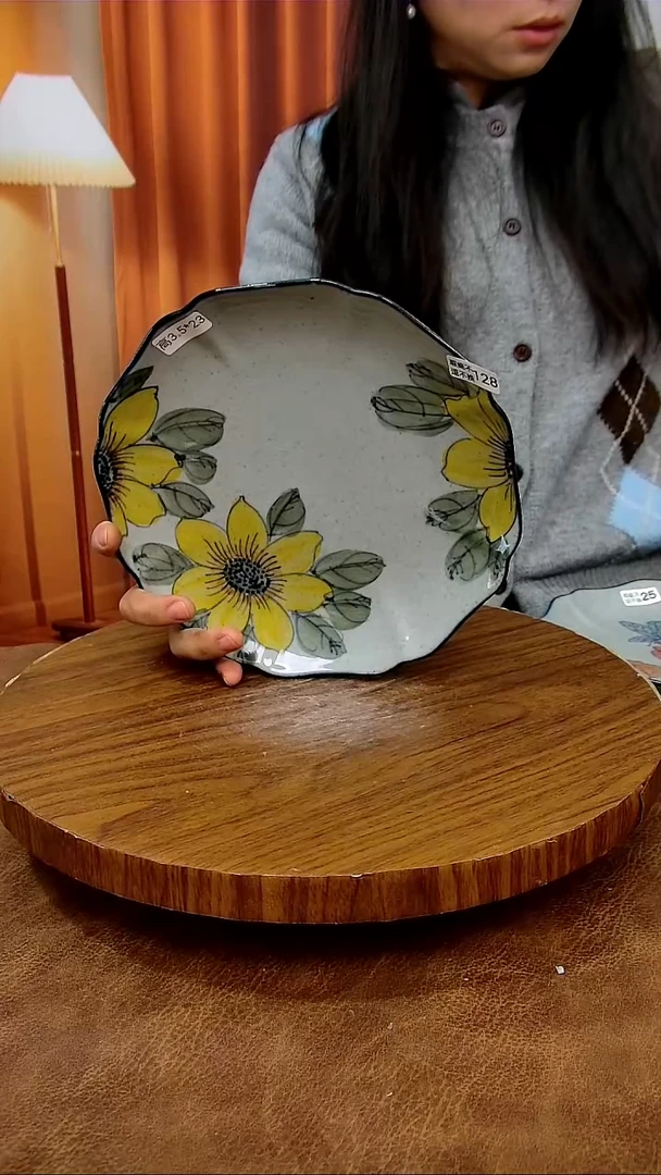 杯子陶景德镇手工手绘釉下彩陶瓷 ，微瑕